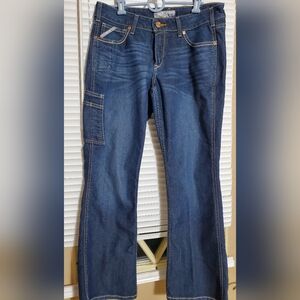 Ariat Rebar Dark Blue Women's Midrise Boot Cut, 31S